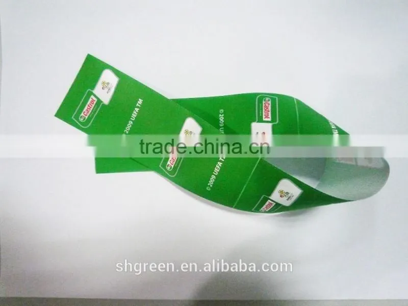 Dull surface polyester taffeta printing label