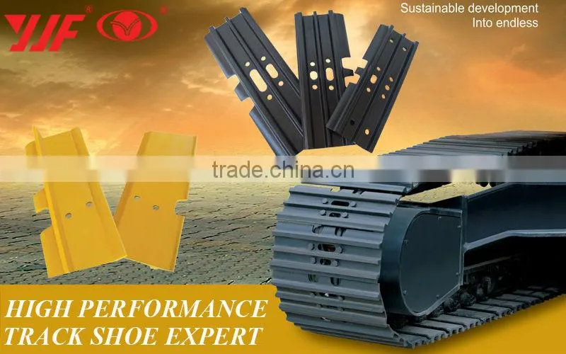 High strength excavator track shoe