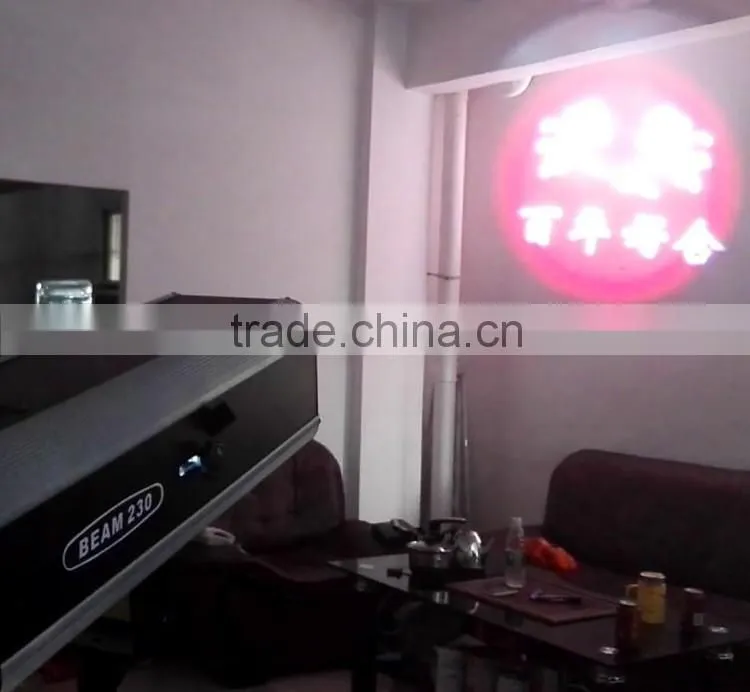CE LVD EMC FCC Gobo Color 7R 230w LED Zoom Follow Spot Light