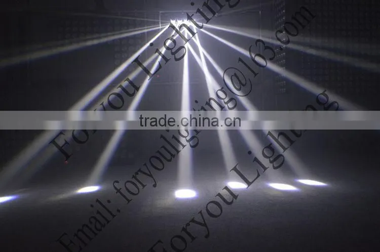American DJ Zipper 4-Head Barrel Mirror Scanner 4pcs 10W RGBW 4IN1 LED Disco DJ Light