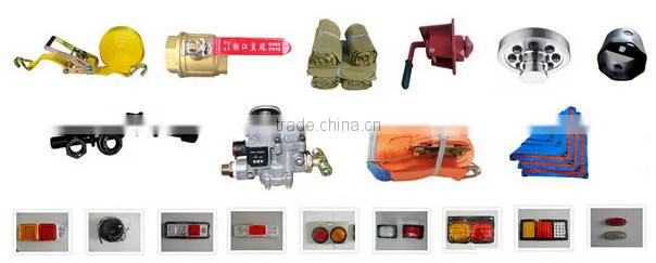 China High quality trailer manufacturer 3 axle wood log trailer with side bar