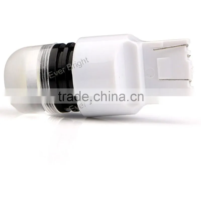 Light signal auto parts car t20 w21/5w 7443 led lens grinding led light auto 3w led running lights T20 led