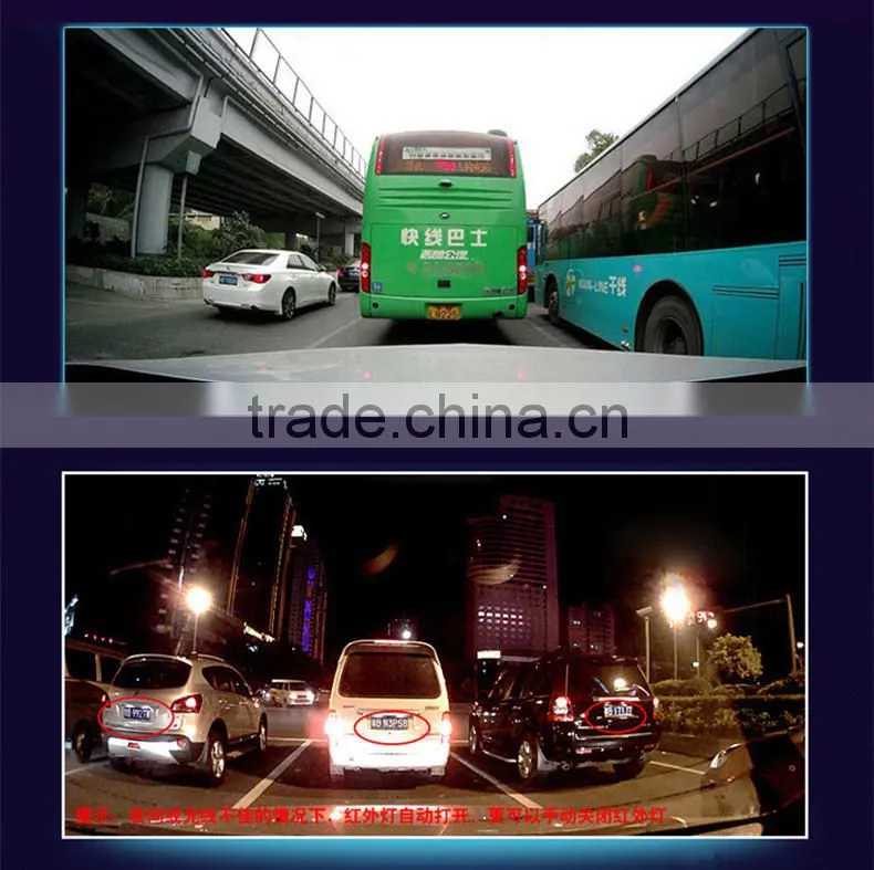 Hd 1080 p night-vision accelerometer wide-angle car DVR car camera SV - MD026
