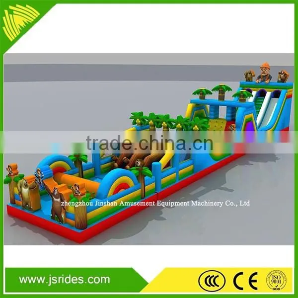 cheap price inflatable obstacle course equipment adult obstacle course for sale