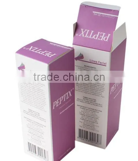 High quality art paper cosmetic box/cosmetics packaging box