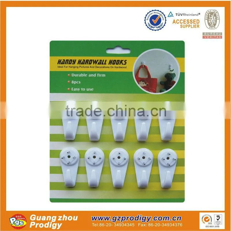 small decorative screw concrete wall hooks