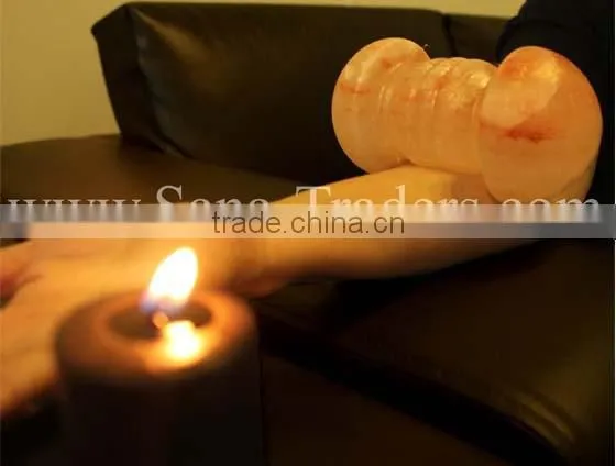 Spa Massage Stones / Foot Hand Roller / Massage Salt Stones / Rock Salt Tile / Massage Salt Stones / Orange Spa Salt / Spa Salt