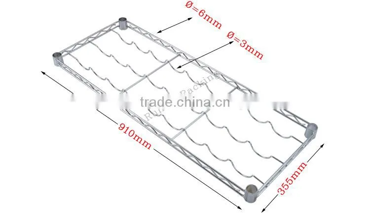 CW-27 chrome dish roof wire rack