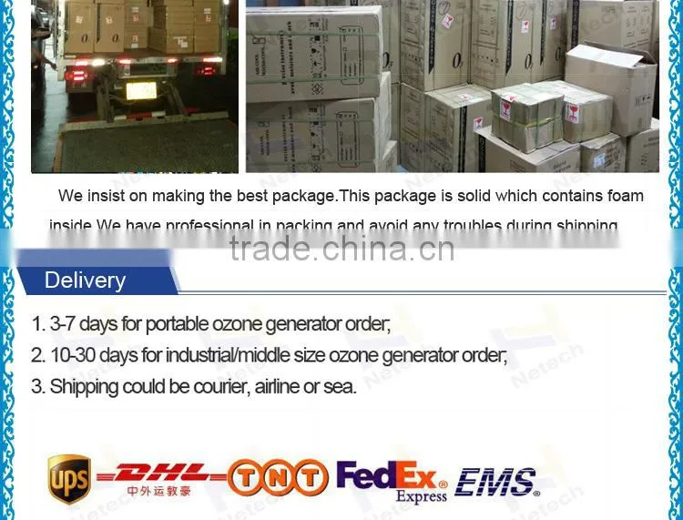 air and oxygen feed ozone generator air purifier and water treatment industrial used equipment