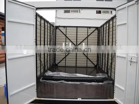 Collapsible container storage shed