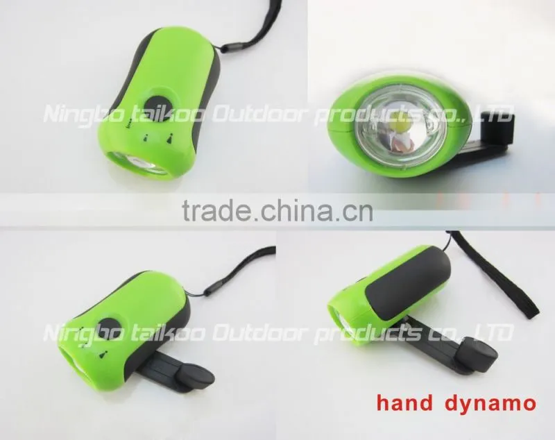 hand dynamo electrical torch promotion