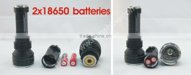 t6 aluminum dimmable highlight led anus flashlight