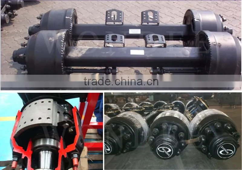 18 Ton Heavy Duty Trailer BPW Trailer Parts Axle