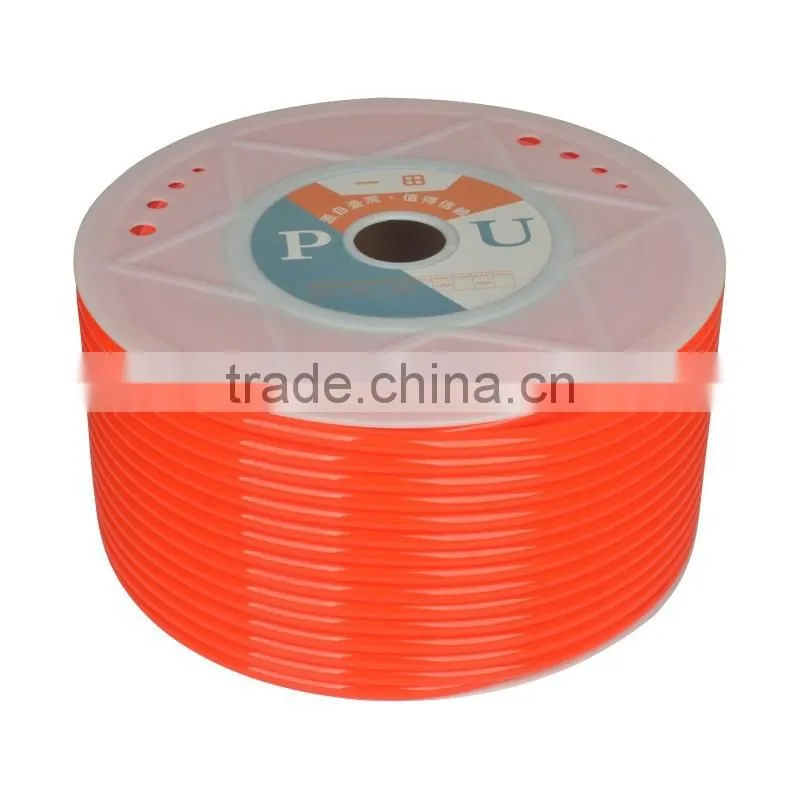 TU1280-100M Orange Pneumatic 100% PU Air Tube(8*12mm),Pneumatic fitting