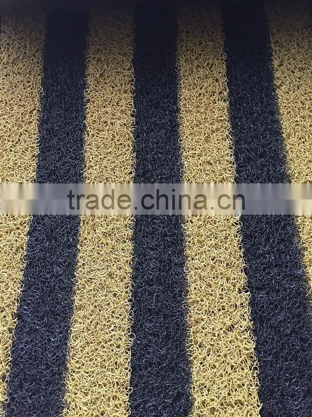 2016 New Double color Ribber 12mm thickness plastic pvc flooring