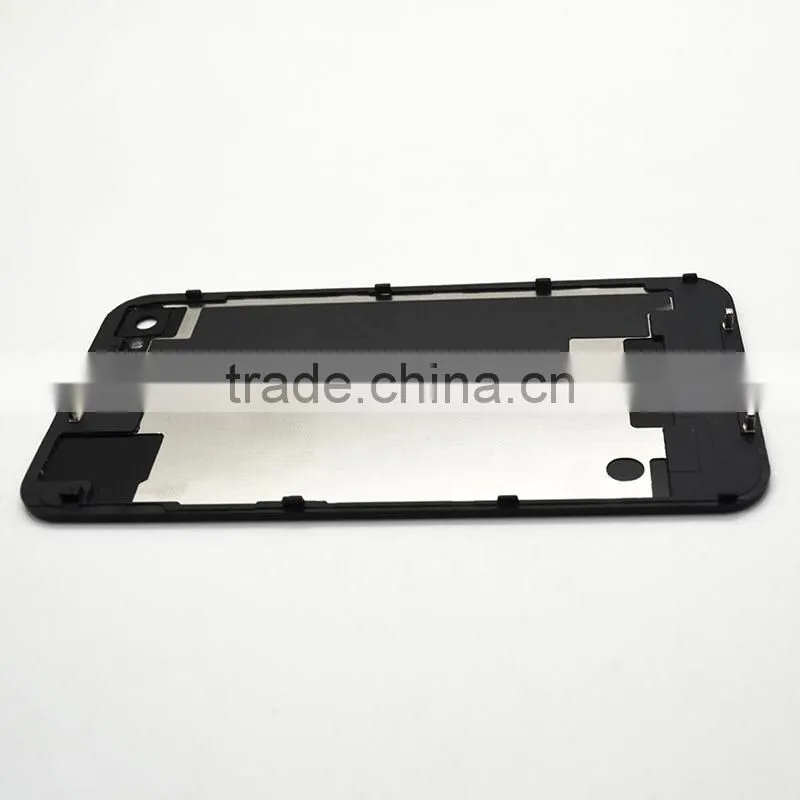 Tempered glass Back cover for iphone 4s replacement back cover housing White