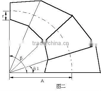 Vertical type duct elbow forming machine
