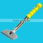 12" stainless steel metal pole scraping knife scraper with round plastic handle drywall scraping knife