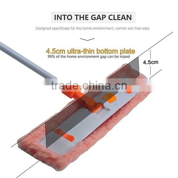 Specialized production Comfortable microfiber flat chenille cleaning mop in square