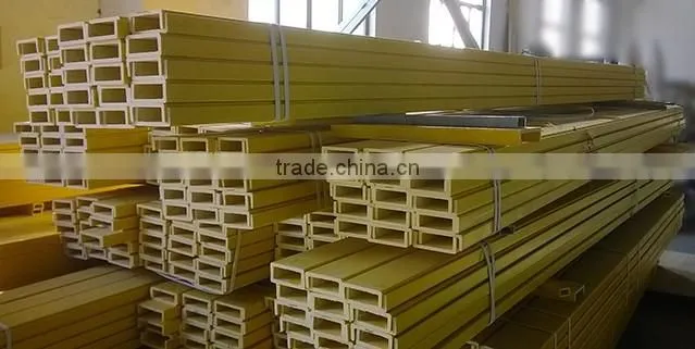 MF0012 Anti-corrosion insulation Fiberglass FRP pultrusion profile for industry ,pultruded profiles