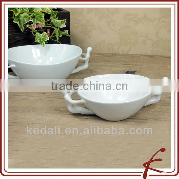 flower shape porcelain soup bowl home restaurant uesed