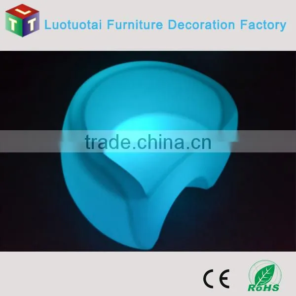 High quality lighting led furniture/ color changing led sofa / rechargeable outdoor led chair