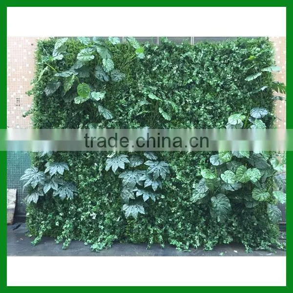 Artificial green plant wall