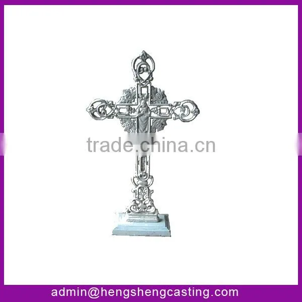 Antique decorative small metal cross