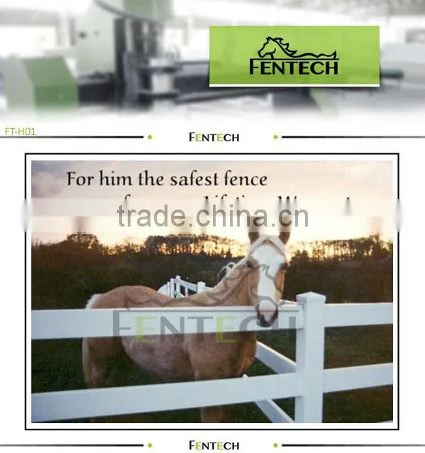 2-rail pvc fence
