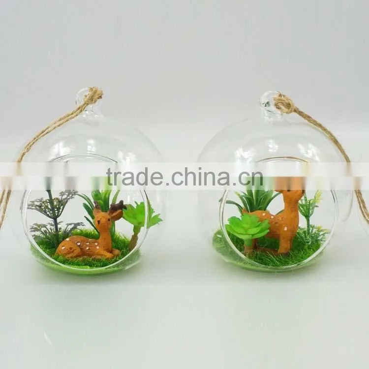 machine made glass vase for Home Decoration / square glass vase