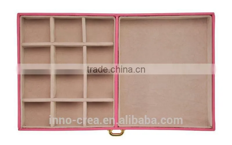 2015 Crocodile PU Leather Travel Case and Lock Organizer