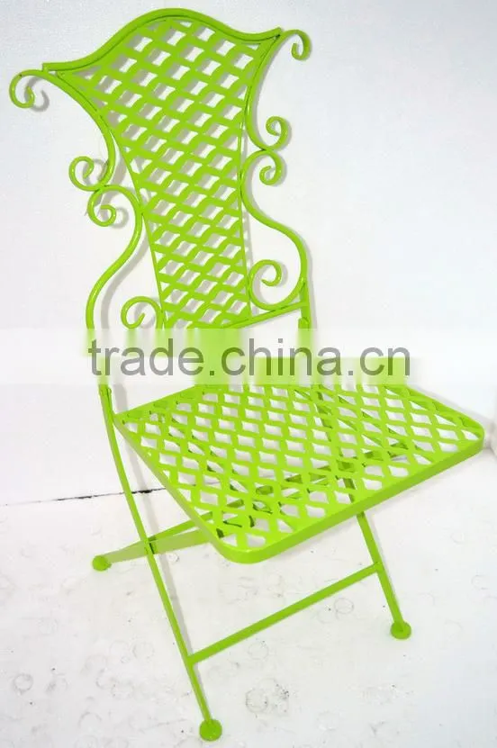 outdoor and living room metal folding chair