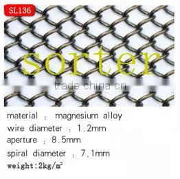 wire mesh curtain metal coil drapery for room divider