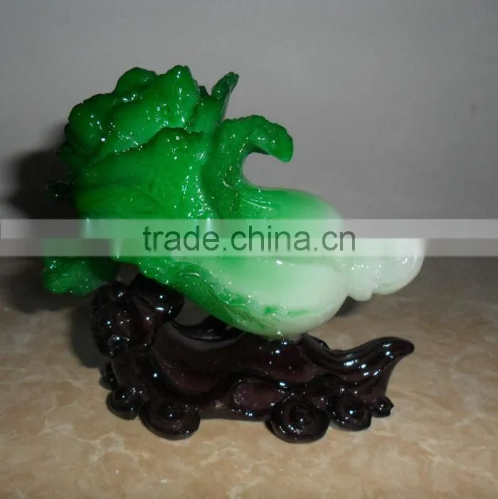 Resin jade cabbage home decoration