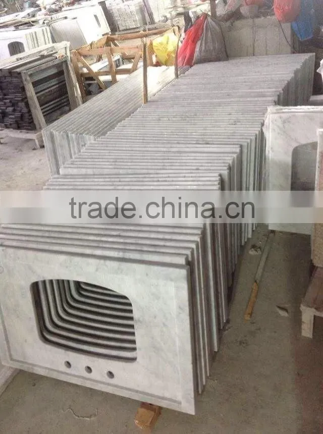 2017 New cheap Hot sale white Carrara White Countertop Marble countertop