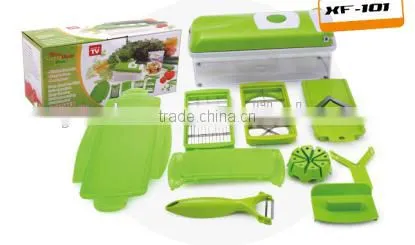 12 Sets Multi-Function Food Quick Chopper/grater set/12 in 1 multichopper