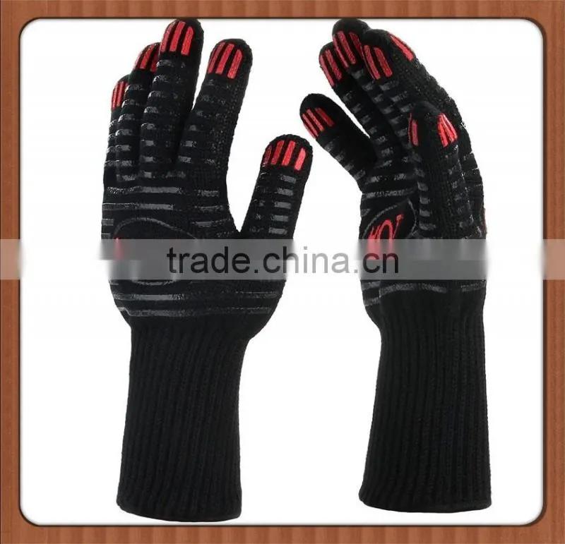 Wholesale Aramid Fiber Heat Resistant BBQ Gloves Cooking gloves