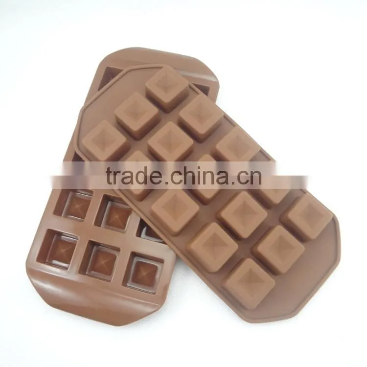 15 cup three-dimensional chocolate silicone ice and cake use tray