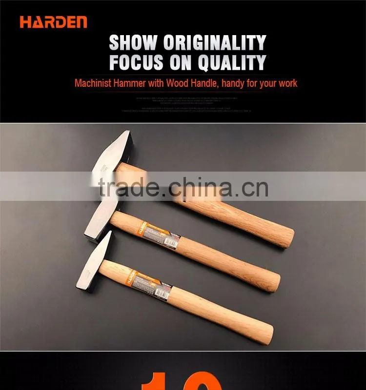 Machinist Hammer With Wood Handle