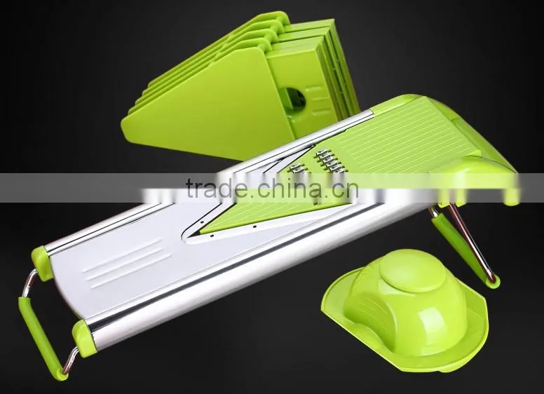 2017 The New Kitchen Stainless Steel V Blade Mandoline Slicer