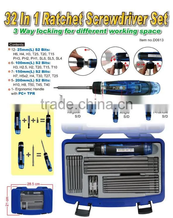 32 In 1 Ratchet Screwdriver Set