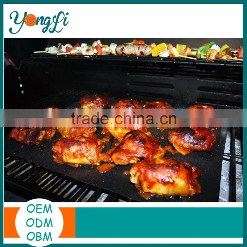PTFE Non Stick Heat Resistant FDA Bbq Grill Mat