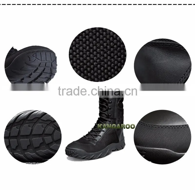 Black Military Combat Mountaineering Boots