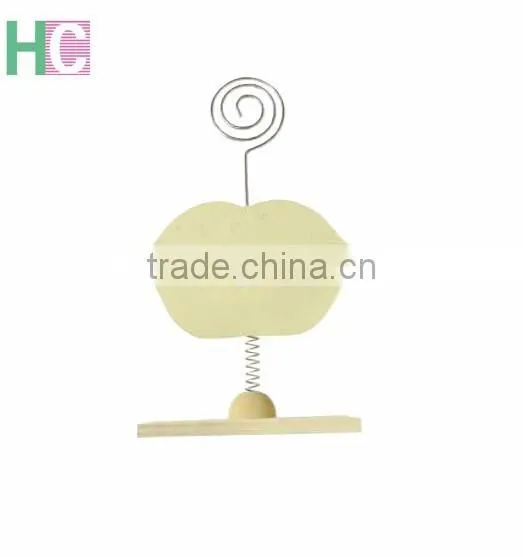 2016 New Design Business Card Wooden Holder With Clip