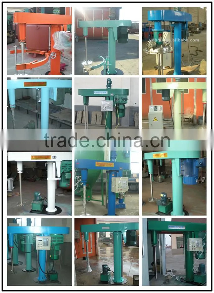 Dispersing Mixing Dissolving Paint Making Machine Lifting Type