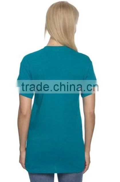 Beautiful short sleeve T-shirt no printing fat women T-shirt