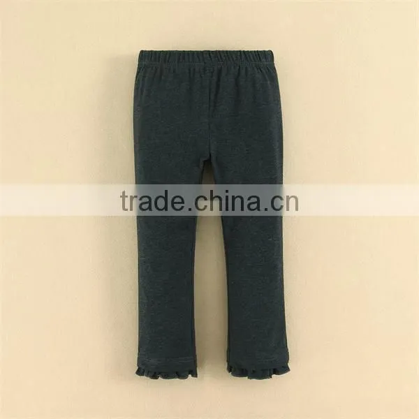 2015 baby wear baby girls colored cotton pants