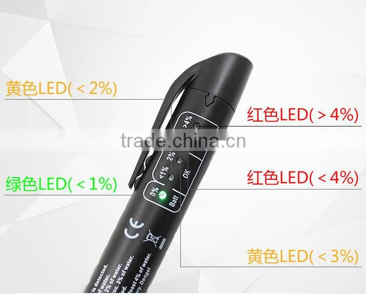 Full Tracking 2016 New Brake Fluid Lipuid Tester 5 LED Car Vehicle Automotive Test Oil Pen For DOT3, DOT4, DOT5 Free shipping