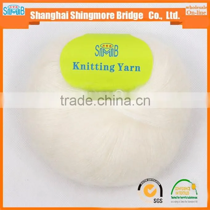 China factory wholesale mohair acrylic blended yarn used for hand knitting sweater with cheap price