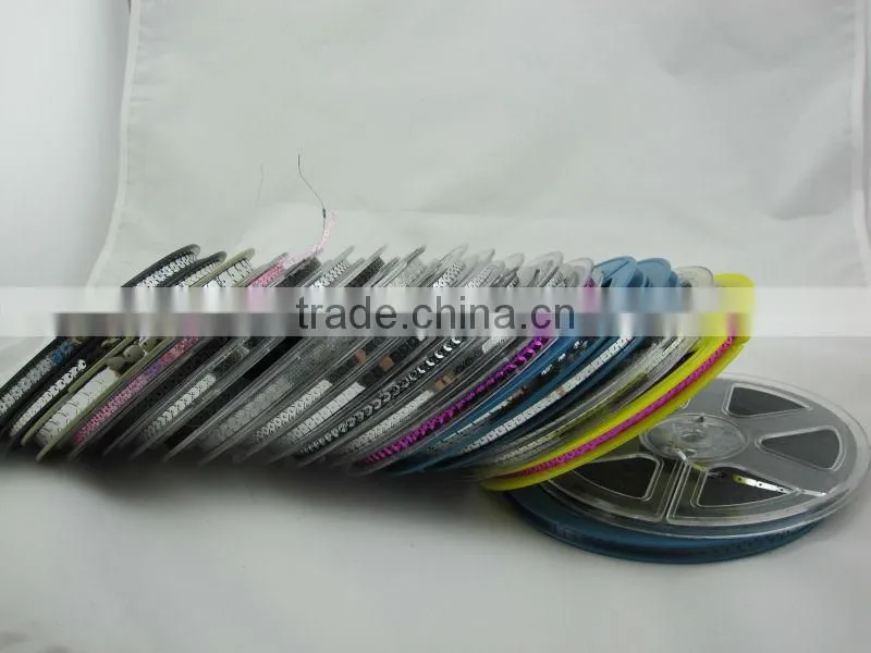 Plastic sequin roll embroidery sequin chain pet sequin